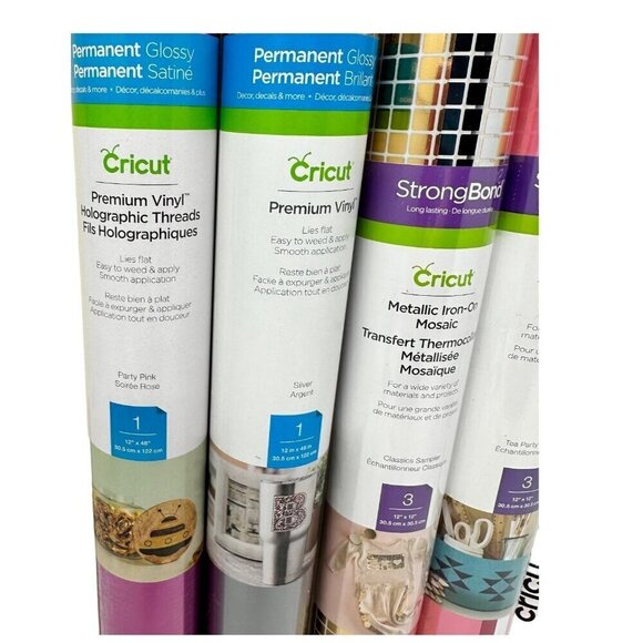 Cricut Vinyl Lot Iron On Infusible Ink Cardstock  Gift Metallic Craft Holiday - Picture 4 of 10